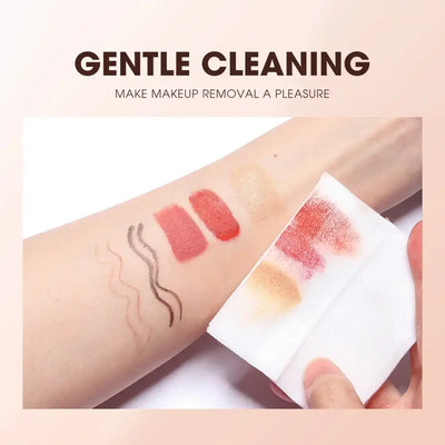 Gently remove makeup with Frost Glow's 5/10pcs wipes. Enriched with plant extracts for deep cleansing without residue. Safe for eyes & lips.