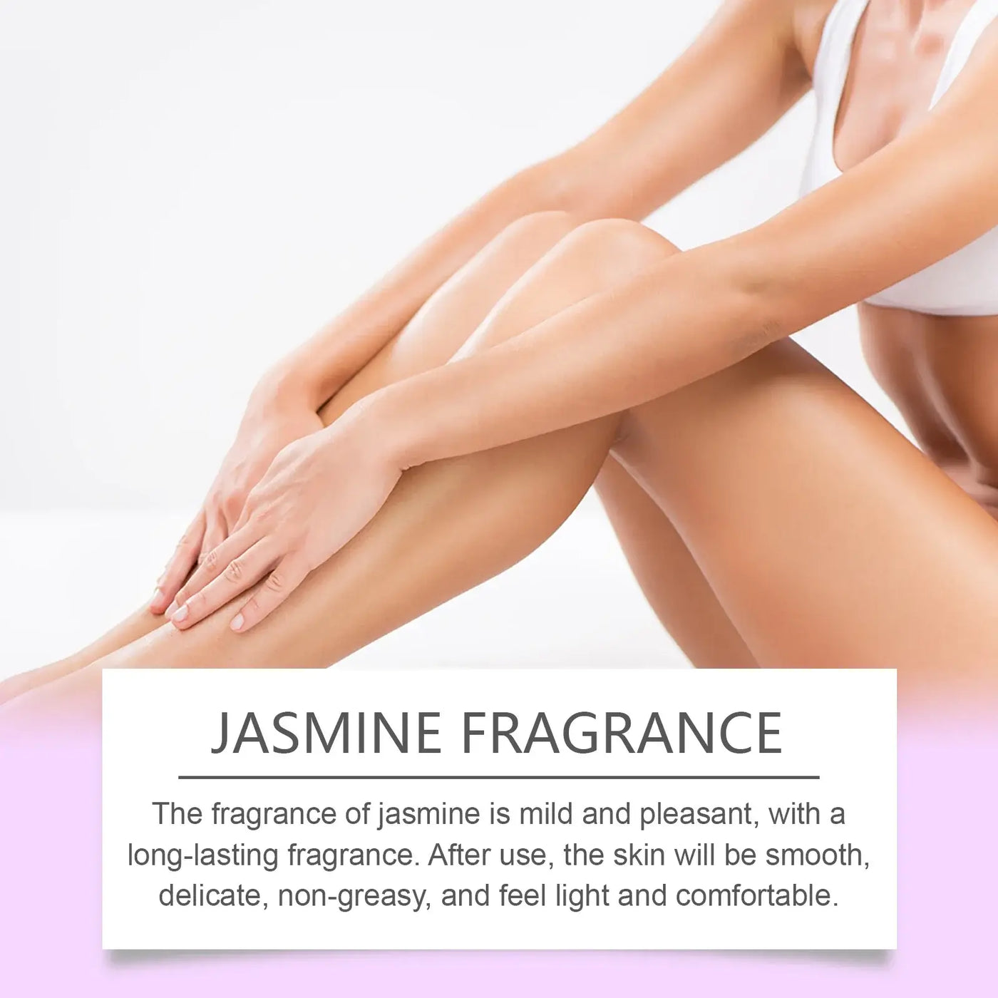 Roxelis Date Woman Shower Gel in 100ml bottle with lathered skin, promoting body wash moisture and luxury oils.