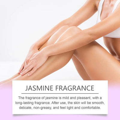 Roxelis Date Woman Shower Gel in 100ml bottle with lathered skin, promoting body wash moisture and luxury oils.