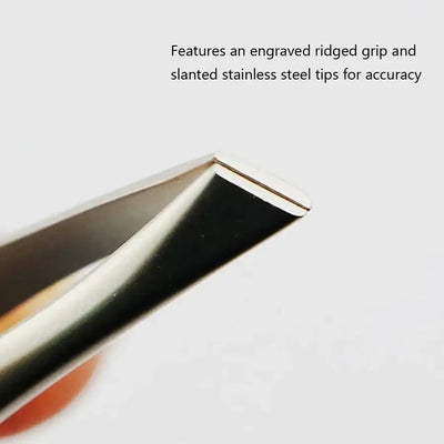 LED lighted tweezers for precise eyebrow shaping. Durable stainless steel design with illumination for accuracy. Shop Frost Glow Cosmetics today!