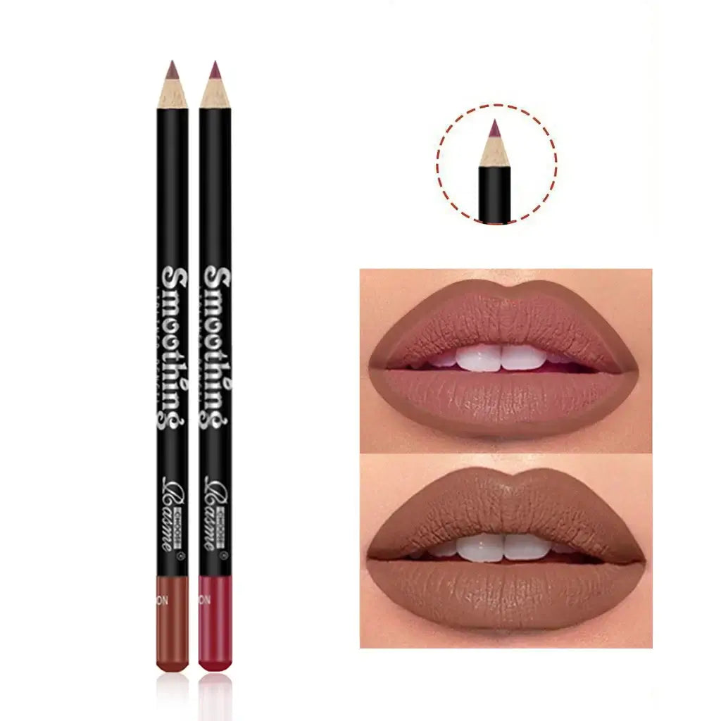 Frost Glow Cosmetics luxury matte lip liner. Smooth, long-lasting formula for perfect lip contour & filling. Versatile shades for all skin tones.