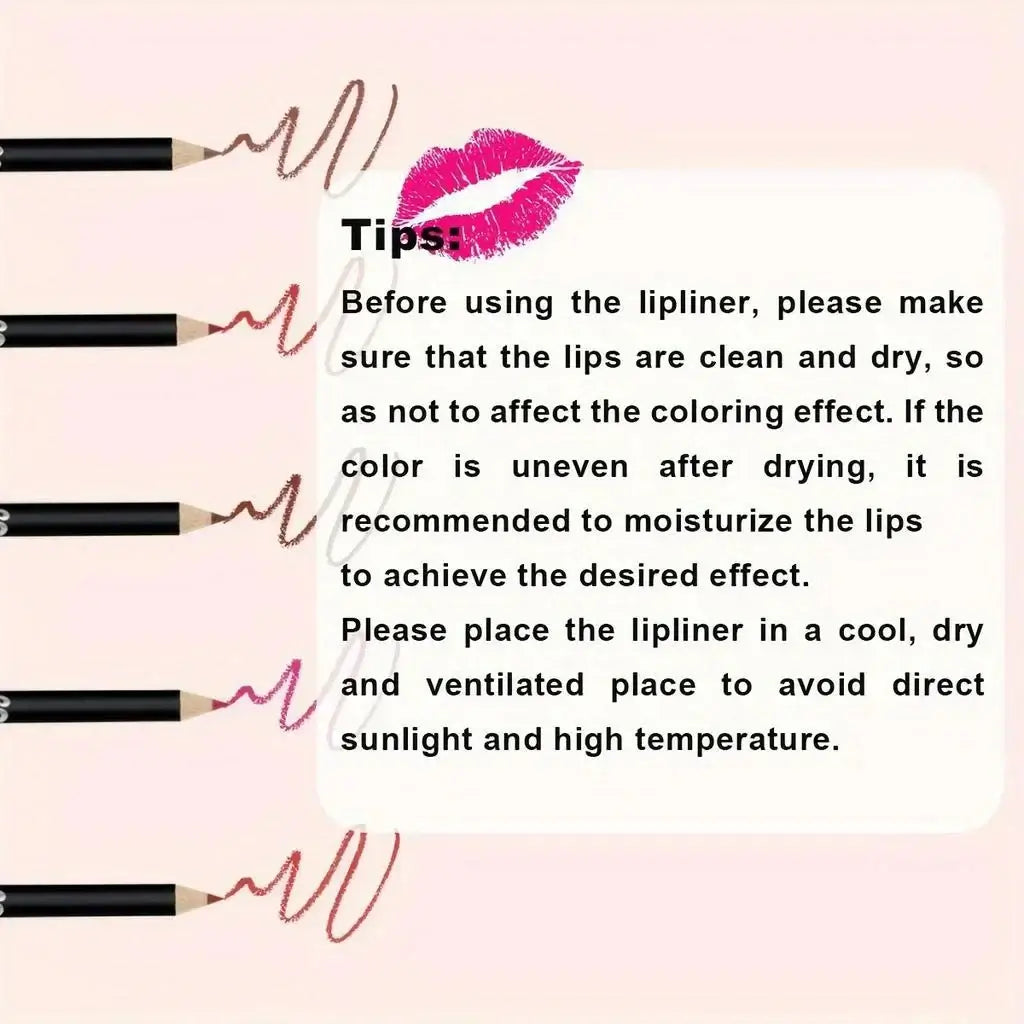 Frost Glow Cosmetics luxury matte lip liner. Smooth, long-lasting formula for perfect lip contour & filling. Versatile shades for all skin tones.