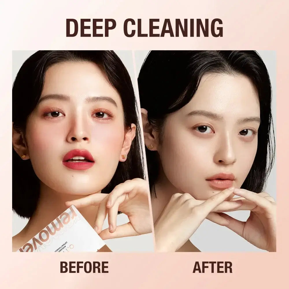 Gently remove makeup with Frost Glow's 5/10pcs wipes. Enriched with plant extracts for deep cleansing without residue. Safe for eyes & lips.