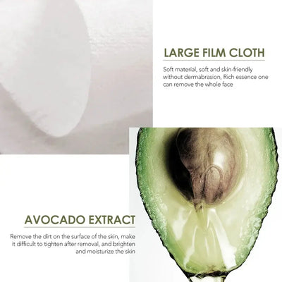 Gently remove makeup with Frost Glow's 5/10pcs wipes. Enriched with plant extracts for deep cleansing without residue. Safe for eyes & lips.