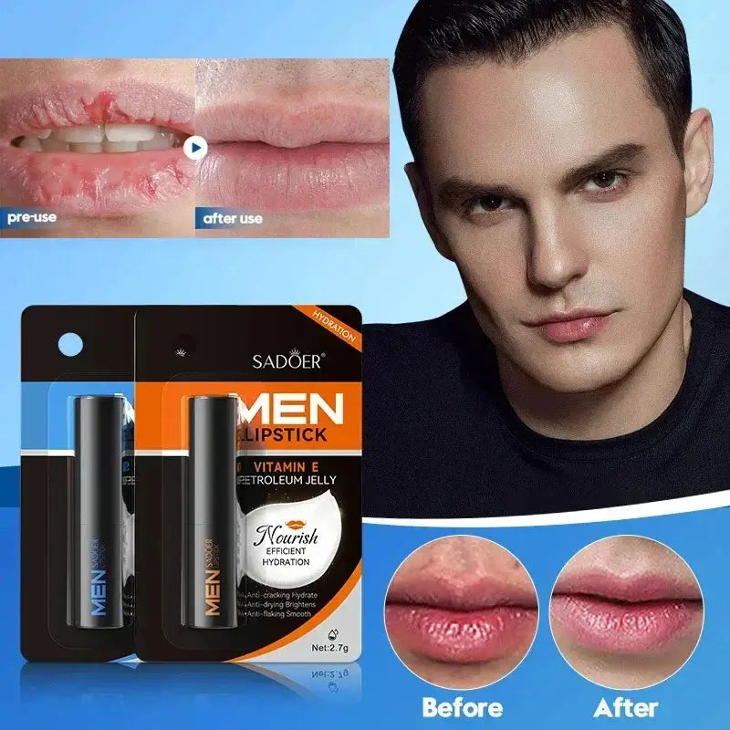 Frost Glow Cosmetics men’s lip balm hydrates, smooths lip lines & prevents cracking. Non-greasy, refreshing care for daily lip comfort.