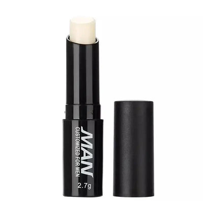Frost Glow Cosmetics men’s lip balm gives lasting moisture, fades lip lines & fights dryness. Non-sticky daily lip care for men.