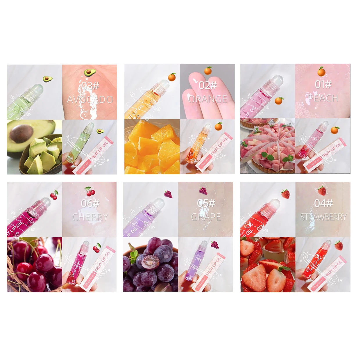 Frost Glow Cosmetics Lip Oil. Moisturizing shea fruit formula hydrates, softens & adds glossy color for healthy, dribbling lips.