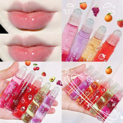 Frost Glow Cosmetics Lip Oil. Moisturizing shea fruit formula hydrates, softens & adds glossy color for healthy, dribbling lips.