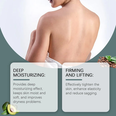 Deeply moisturizing body oil that repairs, lifts & fades fine lines. Smooths skin, lightens tone & relieves dryness naturally.