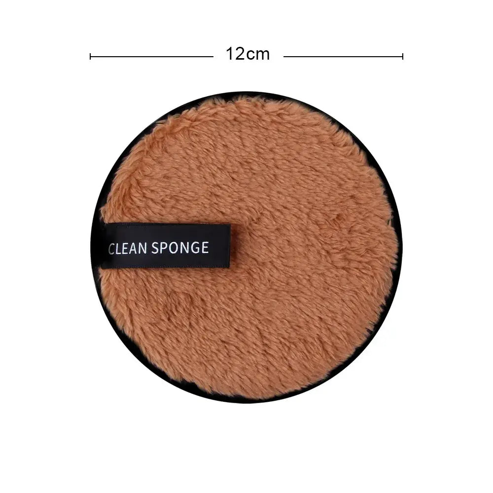 Eco-friendly reusable microfiber makeup remover pads. Double-layer, washable & gentle on skin. Shop Frost Glow Cosmetics sustainable beauty tools today!