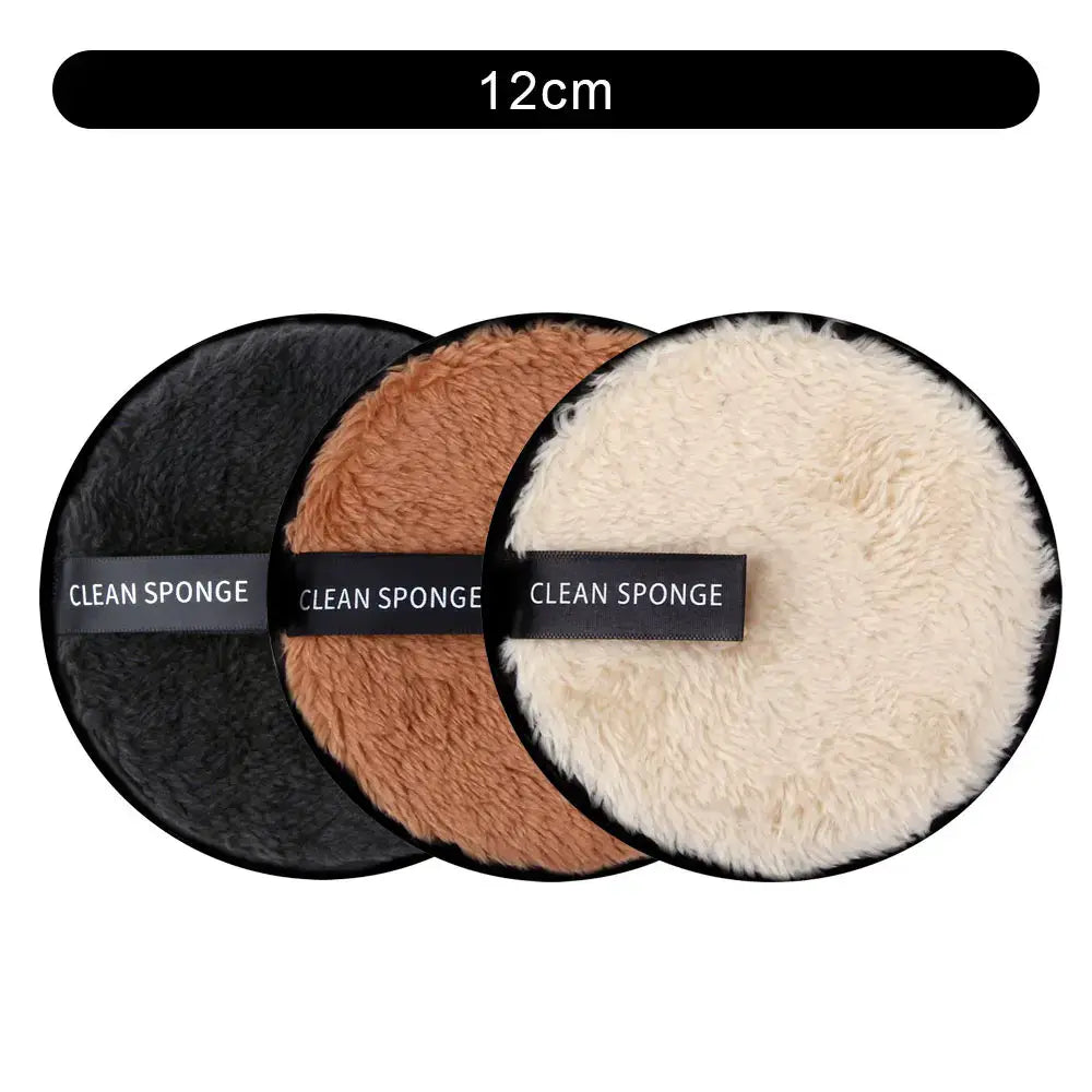 Eco-friendly reusable microfiber makeup remover pads. Double-layer, washable & gentle on skin. Shop Frost Glow Cosmetics sustainable beauty tools today!