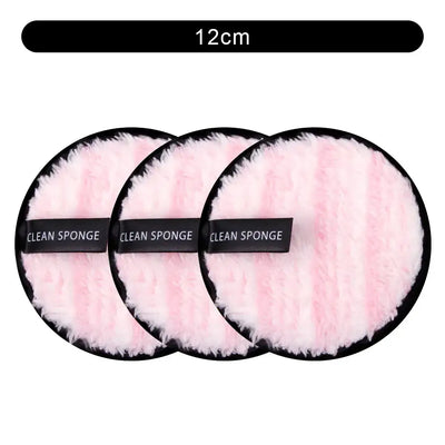 Eco-friendly reusable microfiber makeup remover pads. Double-layer, washable & gentle on skin. Shop Frost Glow Cosmetics sustainable beauty tools today!