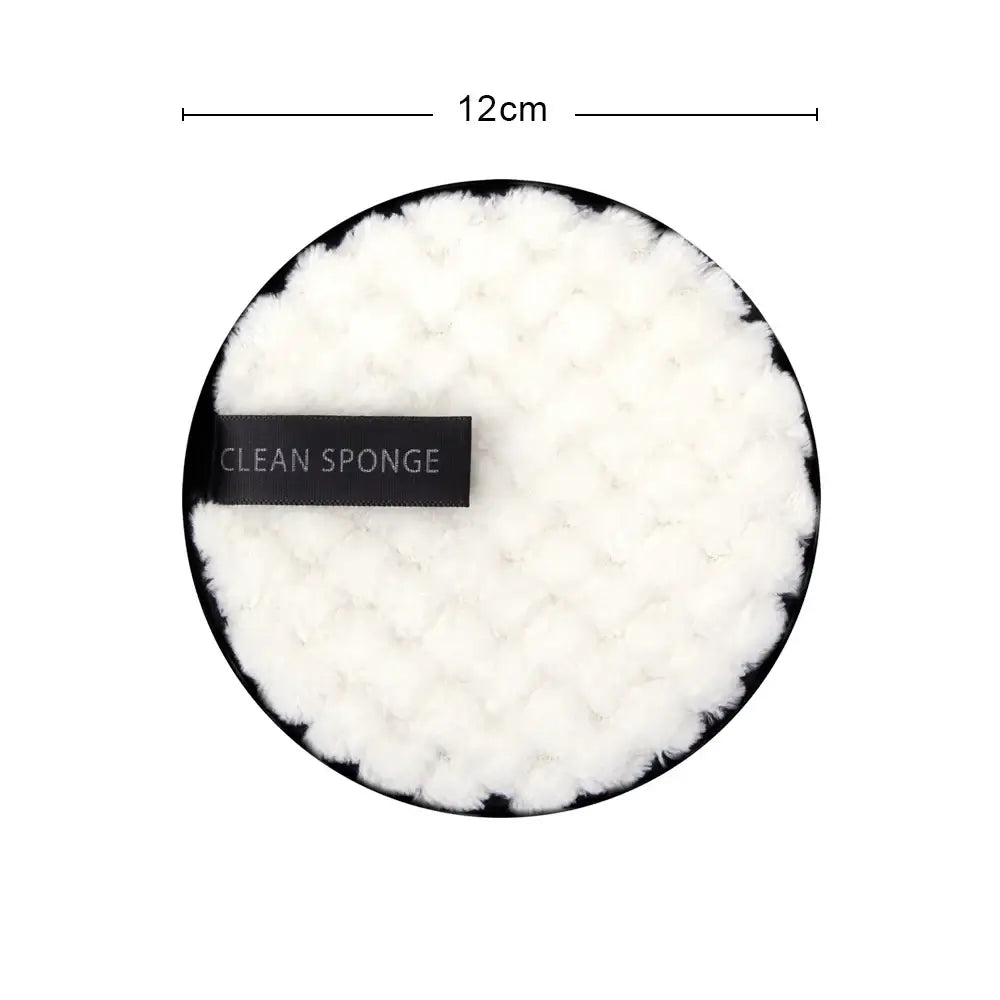 Eco-friendly reusable microfiber makeup remover pads. Double-layer, washable & gentle on skin. Shop Frost Glow Cosmetics sustainable beauty tools today!