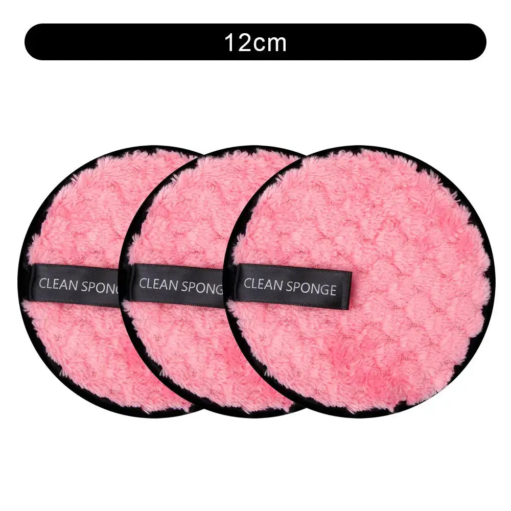 Eco-friendly reusable microfiber makeup remover pads. Double-layer, washable & gentle on skin. Shop Frost Glow Cosmetics sustainable beauty tools today!