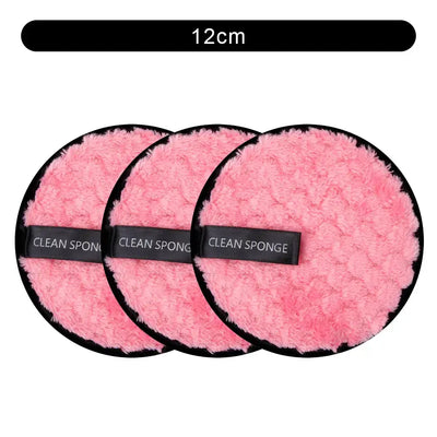 Eco-friendly reusable microfiber makeup remover pads. Double-layer, washable & gentle on skin. Shop Frost Glow Cosmetics sustainable beauty tools today!