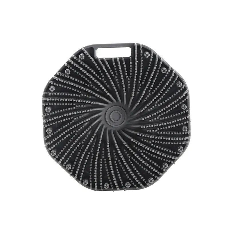 Durable silicone body scrubber for effective exfoliation. Cleanses, massages & smooths skin for a refreshing shower experience.