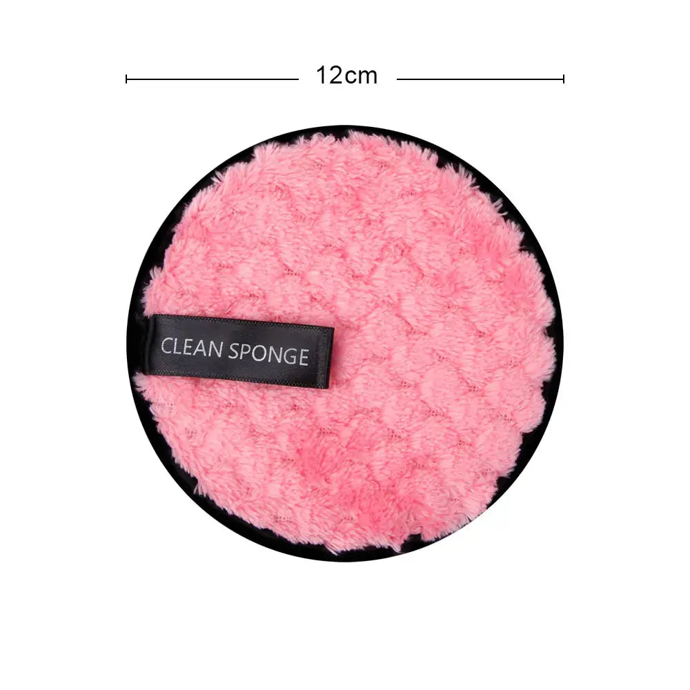 Eco-friendly reusable microfiber makeup remover pads. Double-layer, washable & gentle on skin. Shop Frost Glow Cosmetics sustainable beauty tools today!