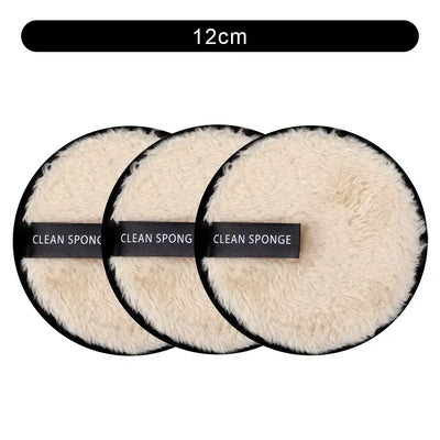 Eco-friendly reusable microfiber makeup remover pads. Double-layer, washable & gentle on skin. Shop Frost Glow Cosmetics sustainable beauty tools today!