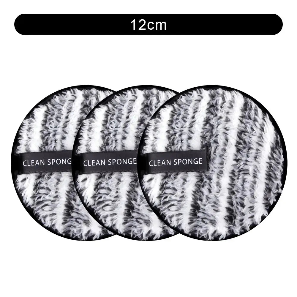 Eco-friendly reusable microfiber makeup remover pads. Double-layer, washable & gentle on skin. Shop Frost Glow Cosmetics sustainable beauty tools today!