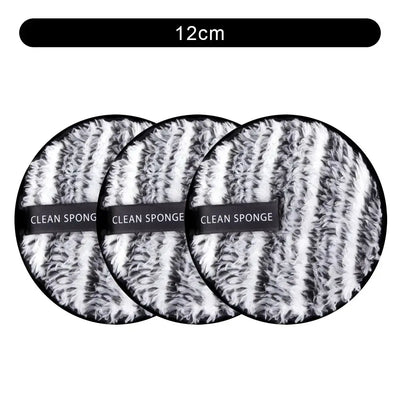 Eco-friendly reusable microfiber makeup remover pads. Double-layer, washable & gentle on skin. Shop Frost Glow Cosmetics sustainable beauty tools today!