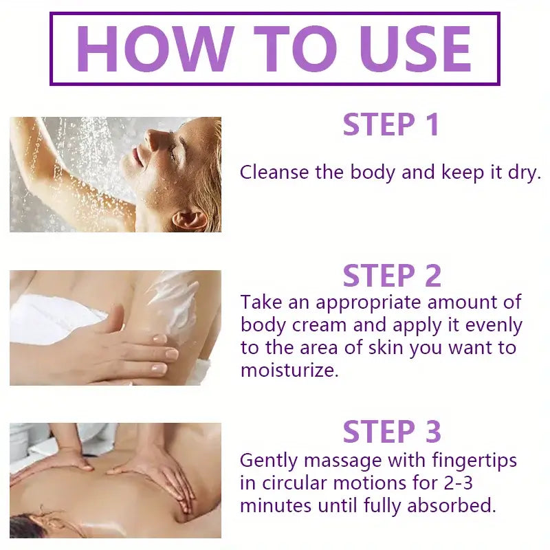 Water Ice Levin Shea Body Butter tube on skin, deeply moisturizing with honey and coconut, 50g packaging.