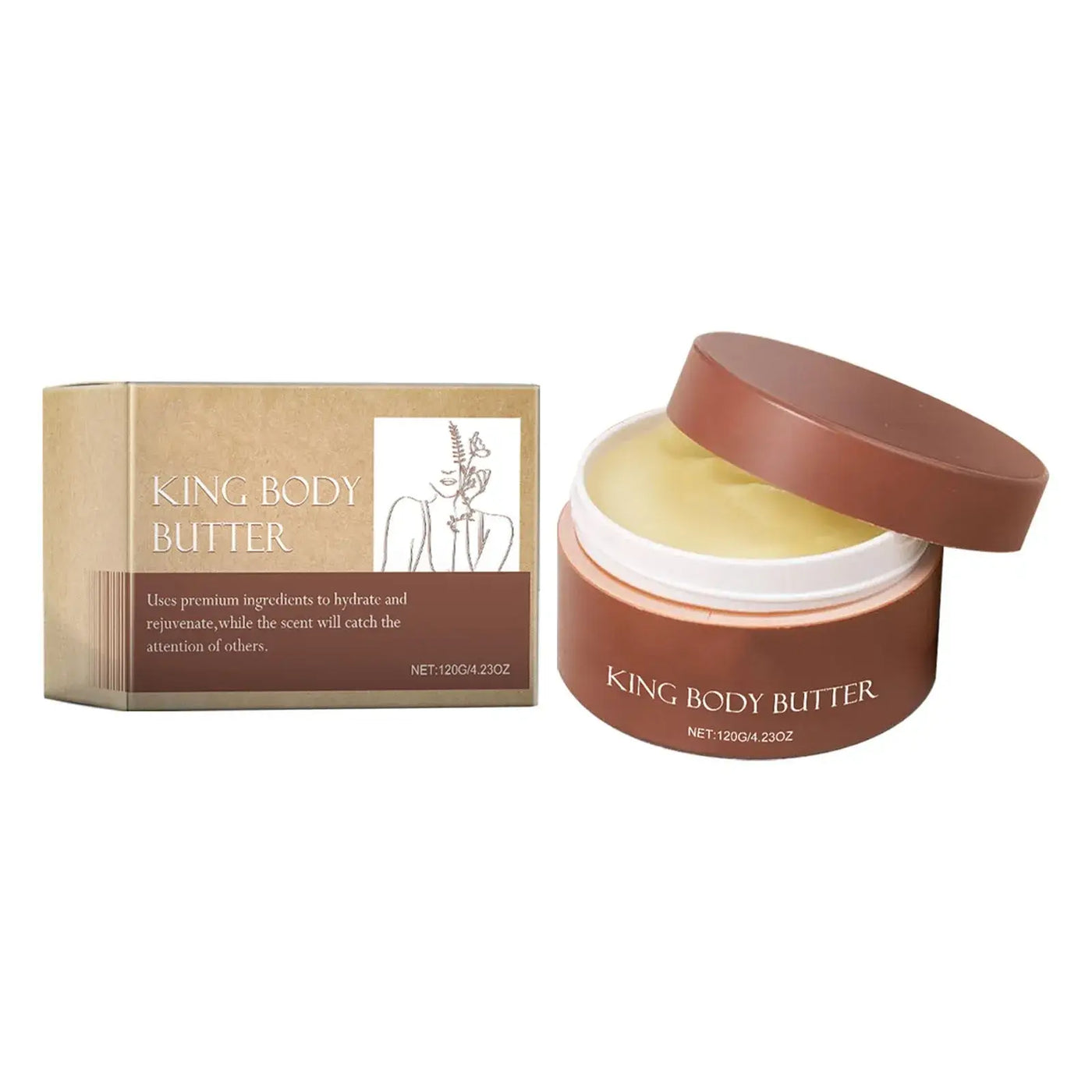 Moisturizing organic body butter with a warm cologne scent. Nourishes skin while leaving a subtle masculine fragrance.