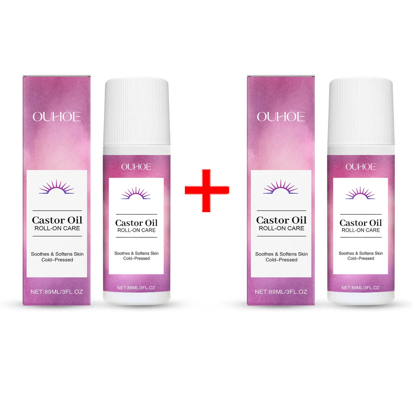 Nourishing body massage oil roll-on with castor oil. Moisturizes, repairs dryness & lightens fine lines for smooth, radiant skin.