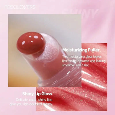 Frost Glow Cosmetics Lip Gloss – Multi-color, clear, moisturizing gloss & balm in one. Hydrates lips with natural shine & comfort.