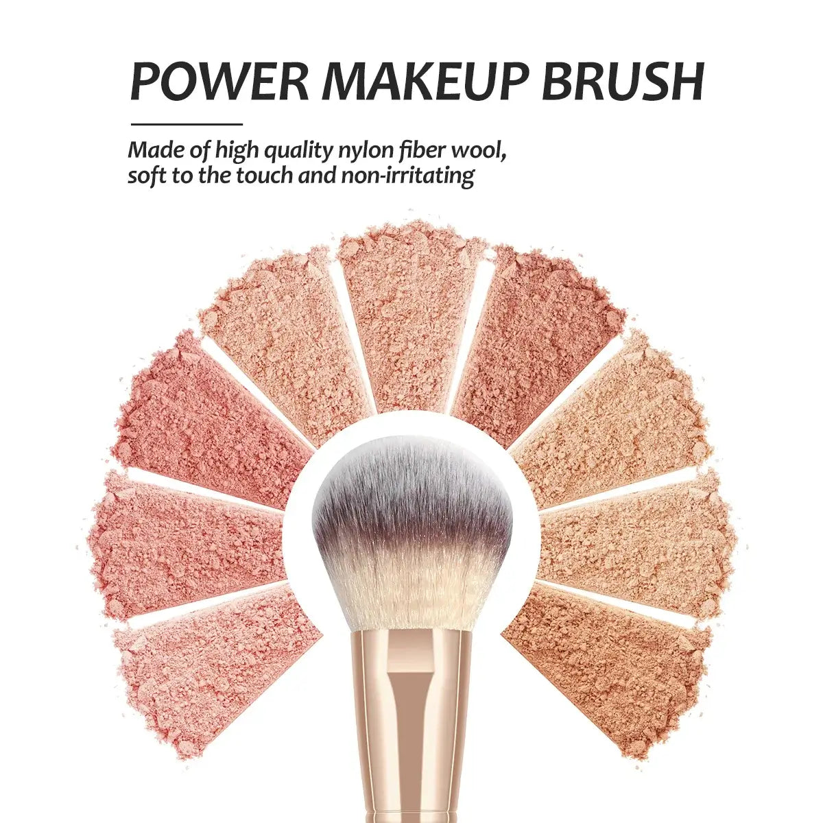 Soft bristle MAANGE 7pcs makeup brush set for flawless blending of foundation, blush & concealer. Shop premium beauty tools at Frost Glow Cosmetics.