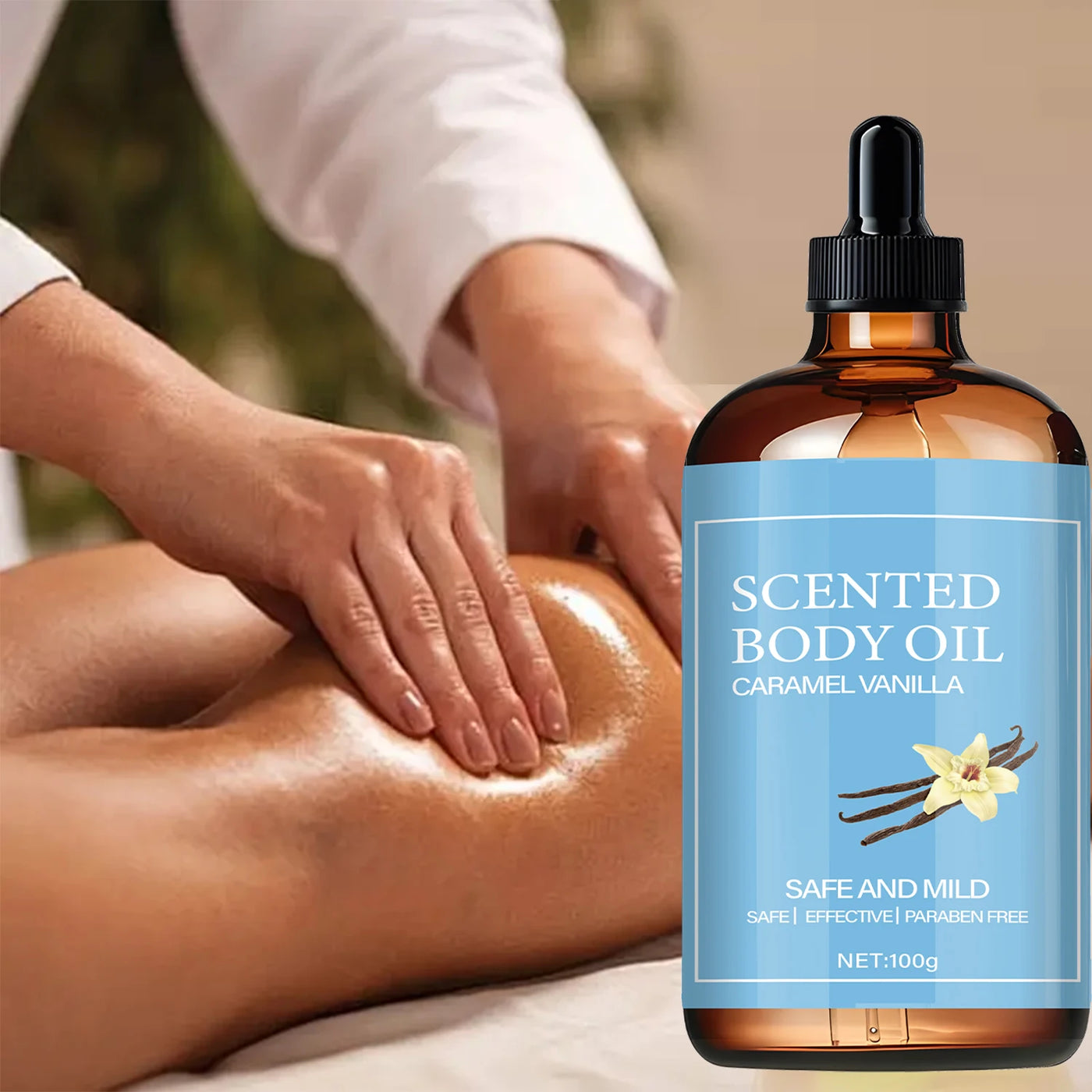 Pure plant body oil with coconut & vitamin C. Nourishes, strengthens skin barrier & improves dryness and peeling naturally.