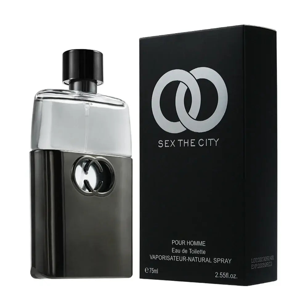 Fresh 75ml men’s cologne with woody notes. Long-lasting Eau De Toilette spray for confidence, style & everyday elegance.