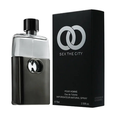 Fresh 75ml men’s cologne with woody notes. Long-lasting Eau De Toilette spray for confidence, style & everyday elegance.