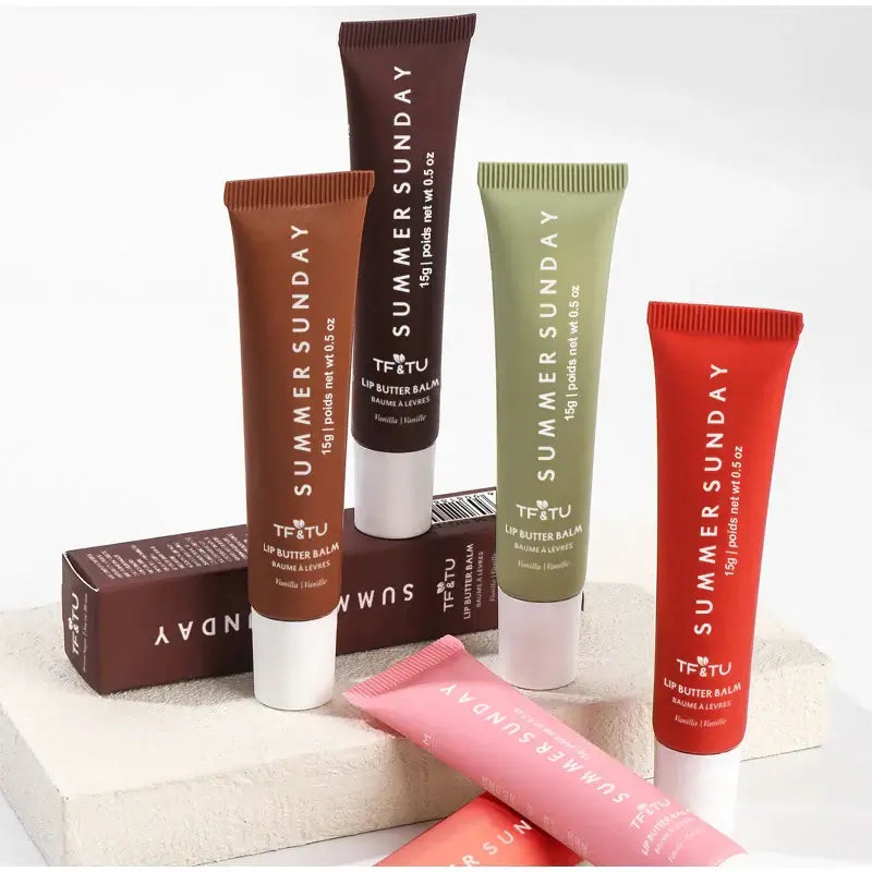 Frost Glow Cosmetics lip balm with lasting hydration. Smooths lip lines, nourishes & softens for daily lip care. Perfect summer moisture.